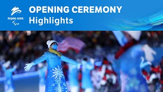 Beijing 2022 Opening Ceremony Highlights  Paralympic Games [upl. by Yoho561]