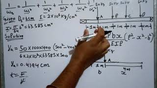 Dunkerleys Method Numerical Problem • Multi Degree Freedom System • Mechanical Vibration • In Hindi [upl. by Hairas961]