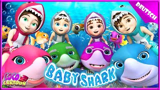 Baby Hai Abenteuer  Kleiner Hai großer Spaß｜Kinderlieder für Babys｜Coco Cartoon Deutsch [upl. by Neibart]