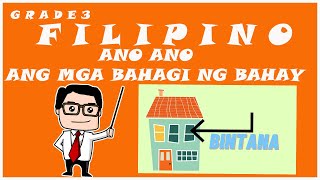 FILIPINO  ANO ANO ANG MGA BAHAGI NG BAHAY  GRADE 3 TCHR LEON TV [upl. by Lomasi]