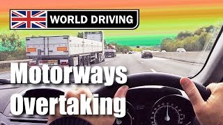 Overtaking on a motorway driving lesson  Motorway tips [upl. by Arretahs]