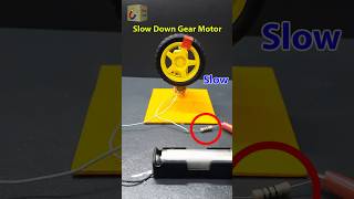 Slow Down a Gear DC Motor [upl. by Nauhs226]