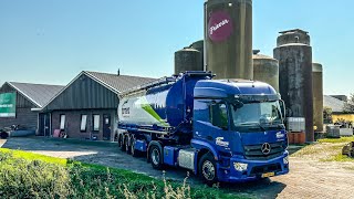 VRACHT VARKENSVOER MET DE MERCEDES TRUCK 🐖 [upl. by Anita]