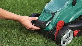 Bosch Rotak 32 LI Cordless Mower Review [upl. by Sternick164]