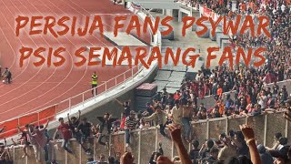 PERSIJA FANS PSYWAR PSIS SEMARANG FANS  PERSIJA VS PSIS SEMARANG [upl. by Eatnahc213]