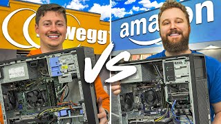 Amazon vs Newegg Prebuilt Gaming PC Challenge [upl. by Hayifas719]