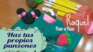 016 Haz tus punzones para el encaje de Bolillos Tutorial Raquel Mu Adsuar Bolillotuber [upl. by Yaker]