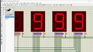 Simple Digital Voltmeter IC7107 Simulation  Voltage range upto 200VDC [upl. by Am]