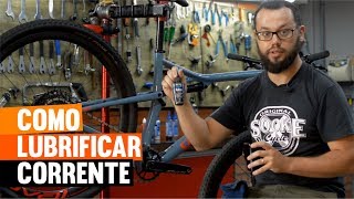 Como lubrificar corrente da bike [upl. by Ailelc]