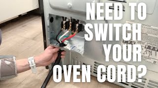 How to Install a OvenRange Cord 4 Prong or 3 Prong [upl. by Morrison]