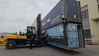 SOCMA FORKLIFT EMPTY CONTAINER HANDLERSide shifter [upl. by Slen]