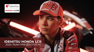 IDEMITSU Honda LCR  2024 Team Presentation [upl. by Llehcal425]