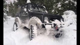 suzuki samurai snow italia [upl. by Tasia3]