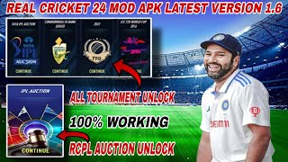 Real Cricket 24 Mod Apk 16 Unlimited Money  Tickets Unlock Everything  Real Cricket 24 Mod Apk [upl. by Nnaeed]