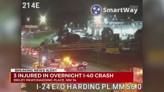 3 hurt in crash on I24 [upl. by Deutsch]