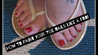 How to paint your Toenails like a pro [upl. by Otir]