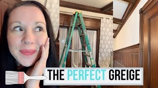 Painting My Dining Room Greige  Picking Paint Colors [upl. by Amabil937]