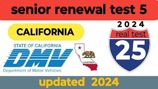 California DMV written test 5 25 questionsupdated April 2024 CA DMV practice test [upl. by Normac]