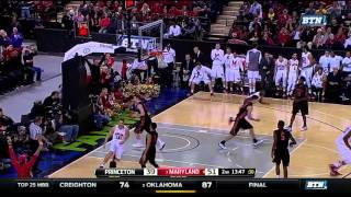 Rasheed Sulaimon to Jake Layman AlleyOop Dunk vs Princeton [upl. by Yentruoc]