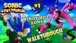 ABM Sonic Lost World Sonic Gangs Windy Hill Walkthrough 1 HD [upl. by Latty131]