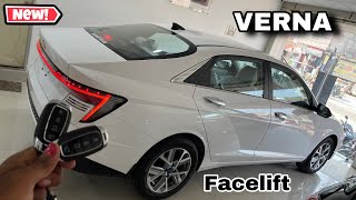 New Hyundai Verna FACELIFT 2024 Model  Price Features Interior amp Details  Verna Review [upl. by Oenire]