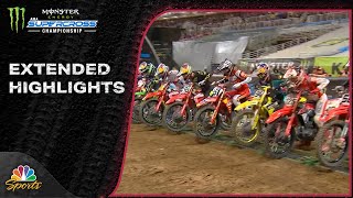 Supercross 2024 EXTENDED HIGHLIGHTS Round 12 in St Louis  33024  Motorsports on NBC [upl. by Noicpesnoc456]