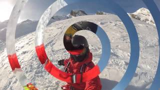 Snowboarding in Val d´Allos freeride and park  2013 [upl. by Oirom]