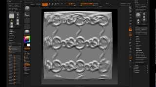 ZBrush Tileable Sculpting 01  Brush Wrap Setup [upl. by Agnimod]