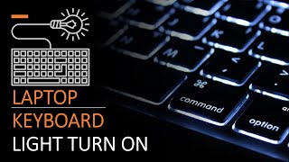 Laptop keyboard light turn on [upl. by Lagiba]