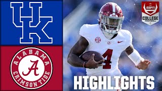 🚨 SEC WEST CHAMPS 🚨 Alabama Crimson Tide vs Kentucky Wildcats  Full Game Highlights [upl. by Adnarrim800]