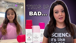 The DANGEROUS Reality of Sephora Kids Skincare Routines [upl. by Schou]