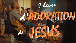 1 heure adoration et louange de Jésus  ✝️♫ 🙏 [upl. by Shamma]