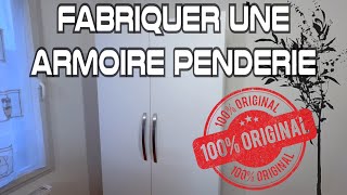 Fabriquer une armoire penderie originale 👍 [upl. by Nitsew]