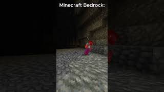 Minecraft Bedrock vs Java İskeletler minecraft minecraftshorts shorts keşfet [upl. by Greg960]