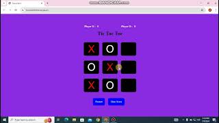 Tic Tac Toe Game Development using HTML CSS and JavaScript  Build a Interactive Game [upl. by Tinaret]