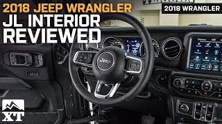 2018 Jeep Wrangler JL Sahara Interior Reviewed  In Depth Look At The JLs New Features amp Designs [upl. by Edla]