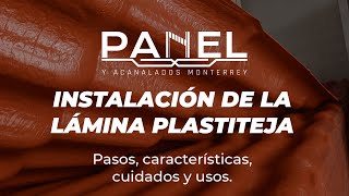 Instalación de la Lámina Plastiteja Pasos características cuidados y usos [upl. by Frolick]