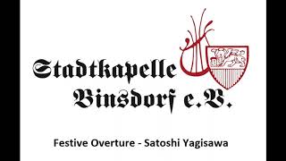 Stadtkapelle Binsdorf  Festive Overture  Satoshi Yagisawa [upl. by Ahsielat]