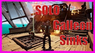 Sea of Thieves Solo PVP Galleon Sinks [upl. by Dalli]