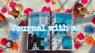 💙JOURNAL WITH ME 💙bluejournal binderjournal journal journalwithme journalwithme2024 [upl. by Llebyram]