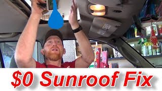 Sunroofs Everything How to Fix One OR Make it Manual for FREE [upl. by Annaujat]