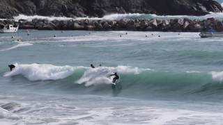 SURF SPOT LEVANTO  LIGURIA  NORTH ITALY [upl. by Ahsiened]