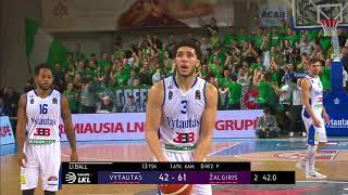 LiAngelo scores 25 LaMelo 19 against a Euroleague team [upl. by Evod]