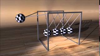 Newtons Cradle Animation [upl. by Airetas]