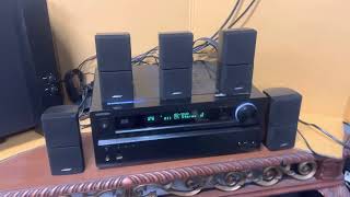 Bose acoustimass 10 series iv Tested with Onkyo TXNR609 HDMI 71 [upl. by Amitarp]