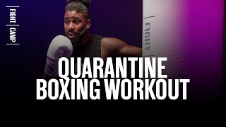 15 MINUTE AT HOME BOXING WORKOUT NO EQUIPMENT NEEDED [upl. by Vescuso]