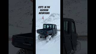 Riding UTV in Alaska’s mountains and enjoying the Northern Lights polaris utv mountains aurora [upl. by Heim]