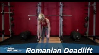 Romanian Deadlift  Leg Exercise  Bodybuildingcom [upl. by Dranrev853]