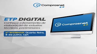 WEBINAR Comprasnet 4 0 ETP Digital na Prática [upl. by Callahan844]