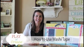 How to use Washi Tape [upl. by Nosrettap]